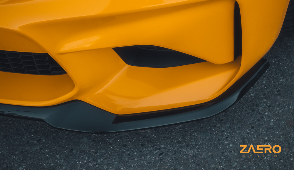 Zaero Design BMW M2 OG F87 EVO-S Gloss Black Front Splitter