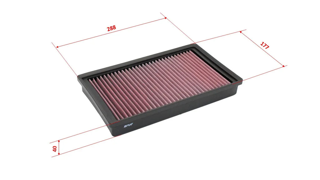 SPA Turbo High Performance Air Filter Inbox for VW Golf GTI MK7 / Jetta GLI / A3 / S3 / TT 1.8 2.0 TFSI