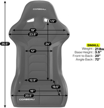 Load image into Gallery viewer, Corbeau FX1 Pro - Fixed Back Racing Seat