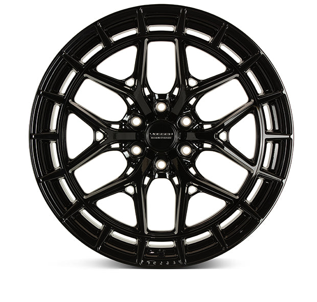 Vossen HFX-1 22x12 / 8x180 / ET-44 / Ultra Deep / 124.3 CB - Gloss Black Wheel