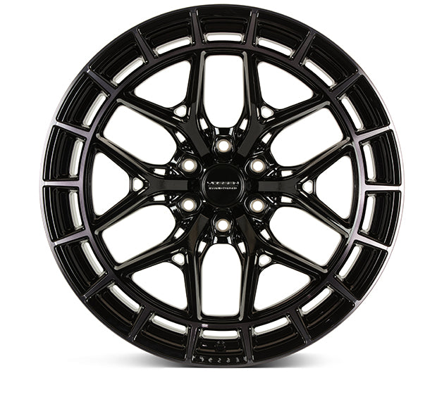 Vossen HFX-1 17x9 / 6x139.7 / ET0 / Deep / 106.1 CB - Tinted Gloss Black Wheel