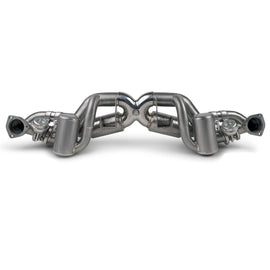 Fabspeed Porsche 718 GT4 RS Titanium Valvetronic X-Pipe Cat-Back Exhaust System