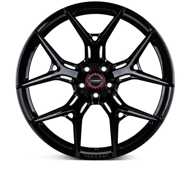 Vossen HF-5 20x12 / 5x120.65 / ET48 / Super Deep / 70.3 CB - Gloss Black Wheel