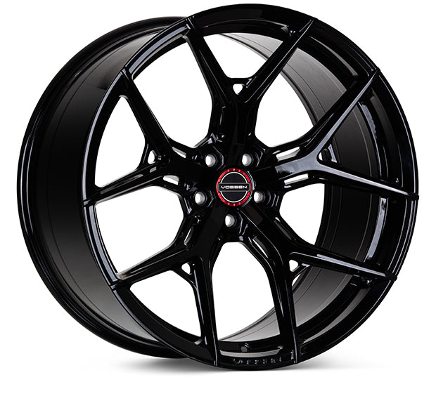 Vossen HF5 22X12 - ET +21 To +66 - Deep - Gloss Black Wheel