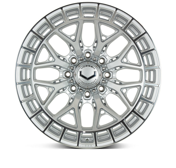 Vossen HFX-1 20x9.5 / 6x139.7 / +15 / 106.1 CB / Deep - Silver Polished Wheel