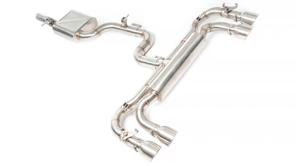 Integrated Engineering Catback Exhaust System For VW MK8 Golf R
