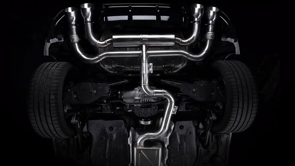 Integrated Engineering Catback Exhaust System For VW MK8 Golf R