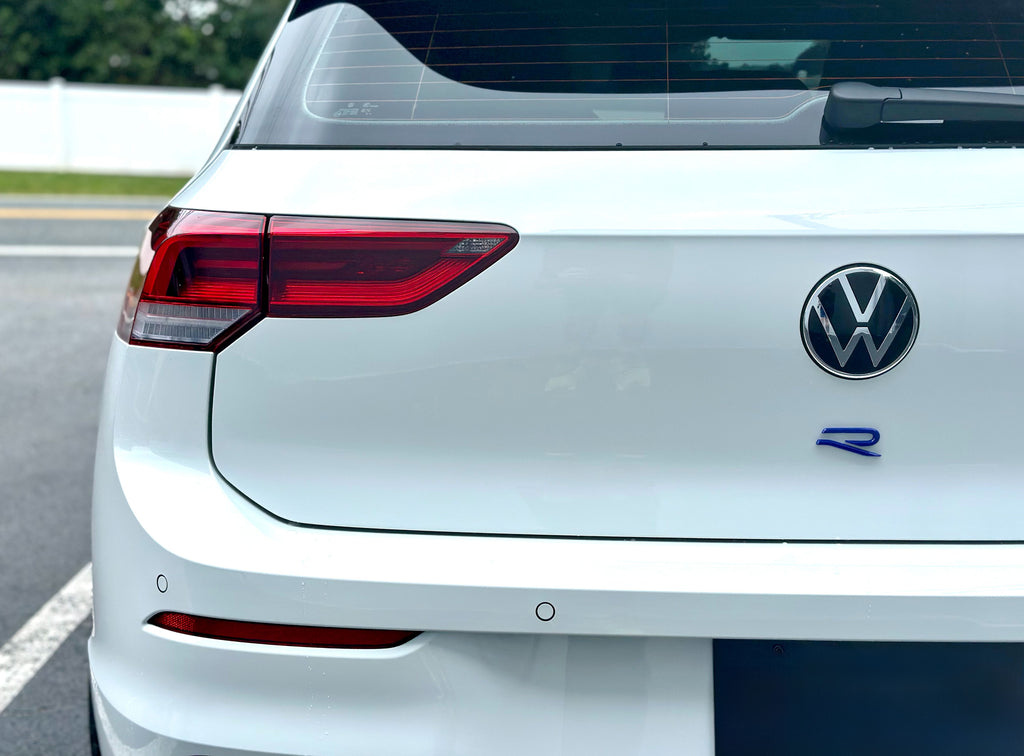 Genuine VW Mk8 Golf R Rear Hatch Badge - Blue – New German Performance