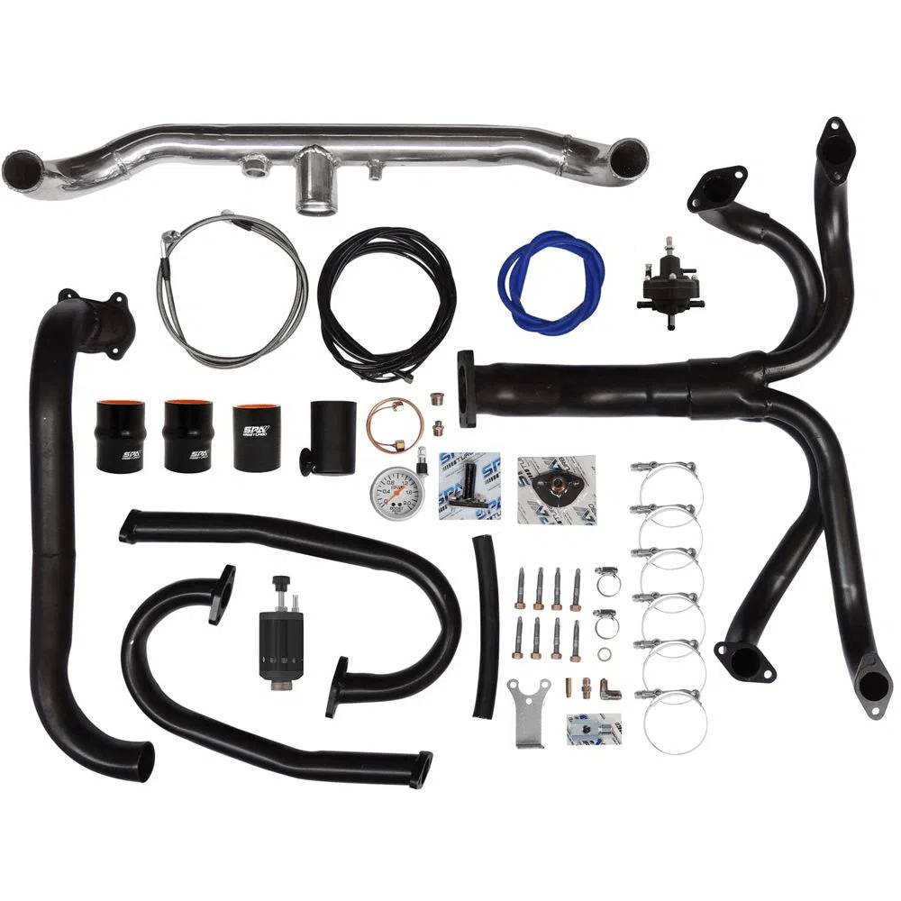 SPA Turbo VW Beetle/Bug turbo kit for dual carburetor for T2 turbochargers - Without turbo