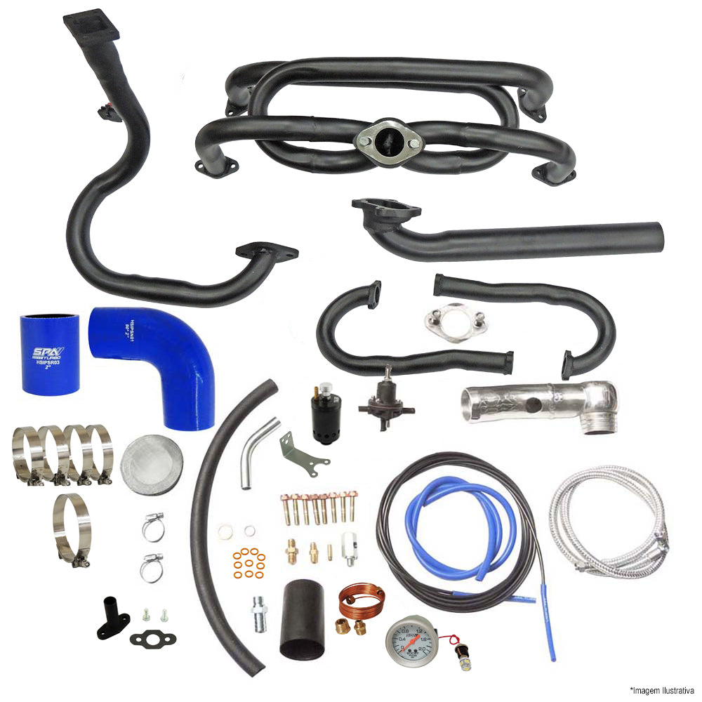SPA Turbo VW Beetle/Bug turbo kit for single carburetor for T2 turbochargers - Without turbo