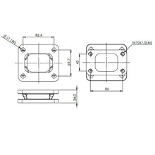 Load image into Gallery viewer, SPA Turbo T4 for T3 cast iron flange turbocharger/turbo manifold adapter/conversion