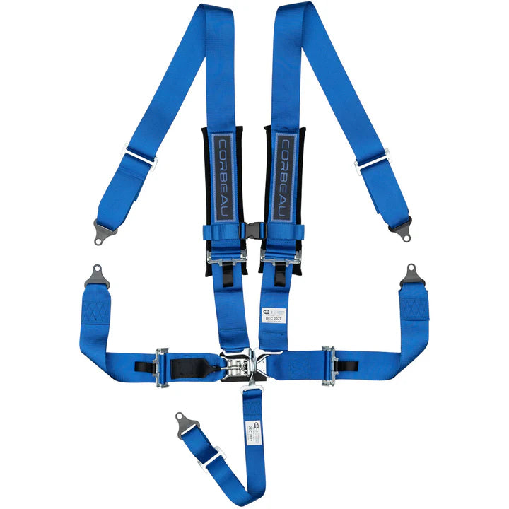 Corbeau - 3" 5-Point, Bolt-in  / Wrap-around Racing Harness - Latch-Lock w/ SFI 16.1 approved