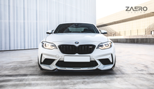 Load image into Gallery viewer, Zaero Design BMW M2 Competition F87 EVO-S Gloss Black Front Splitter