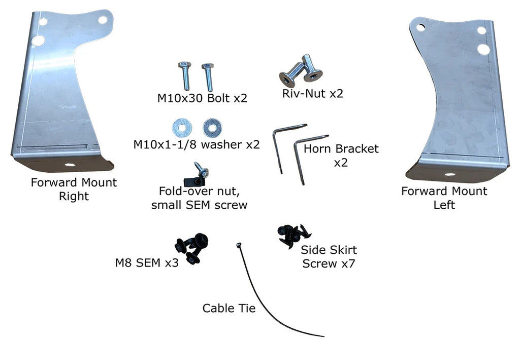 Dieselgeek MK7 & MK8 Panzer Plate Heavy Duty Aluminum Skid Plate Kit