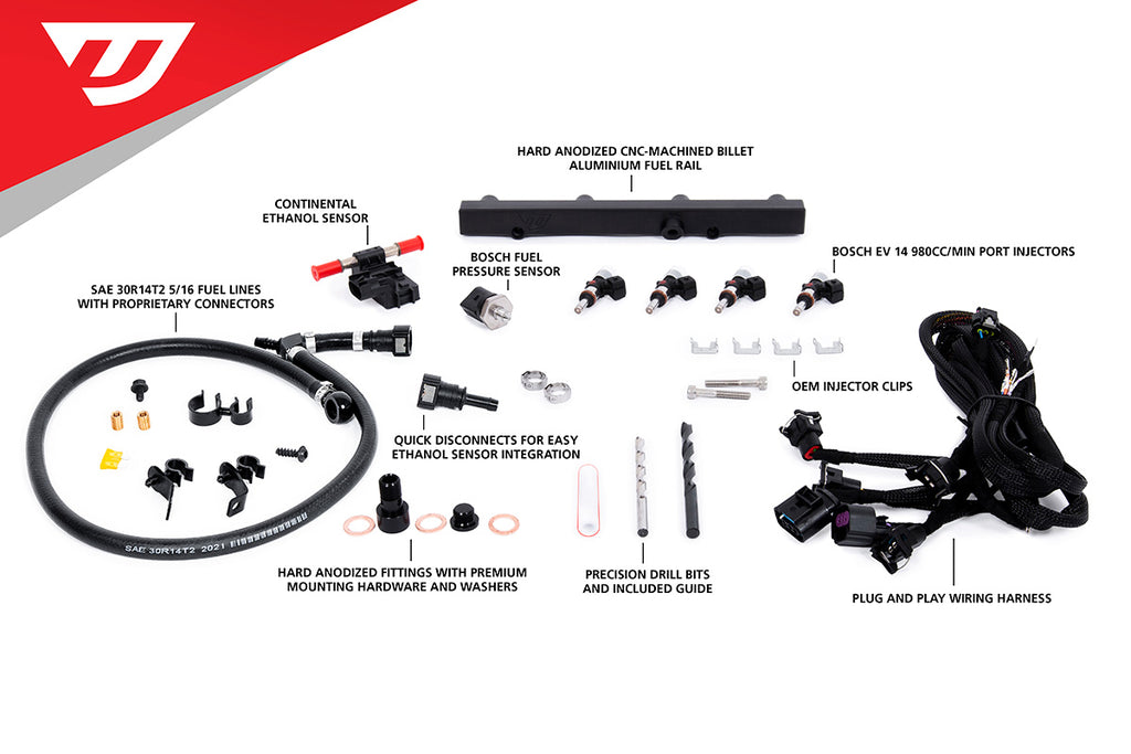 Unitronic MPI Fuel Rail Upgrade Kit for MQB EA888.4