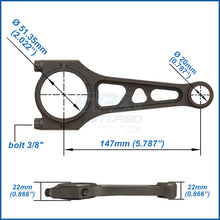 Load image into Gallery viewer, SPA Turbo Fiat Coupe 20v 5.787" 147mm x 20mm super light con rod set