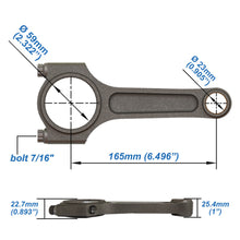 Load image into Gallery viewer, SPA Turbo 09-16 For GTR R35 Billet Aluminum Oil Cooler -Replaces 21305JF02B Direct Bolt On + 165mm x 23mm Super A forged con rod set with 7/16" bolts
