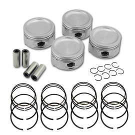 SPA Turbo Forged piston and rings set 83mm VW ABA 2.0L 8V