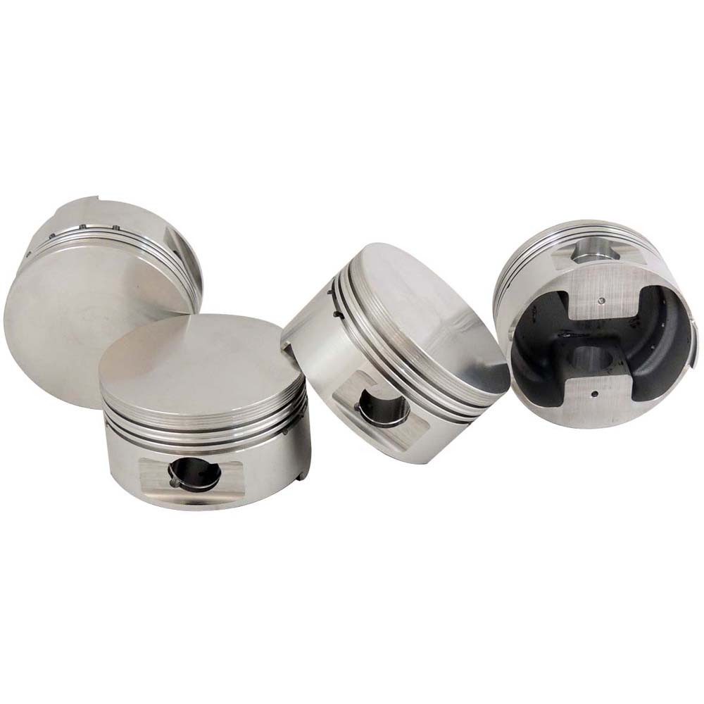 SPA Turbo Forged flat top piston and rings set 83.5mm VW ABA 2.0L 8V + VW 159mm x 20mm High Performance Steel Basic Connecting Rod set 3/8" bolt (1000hp)