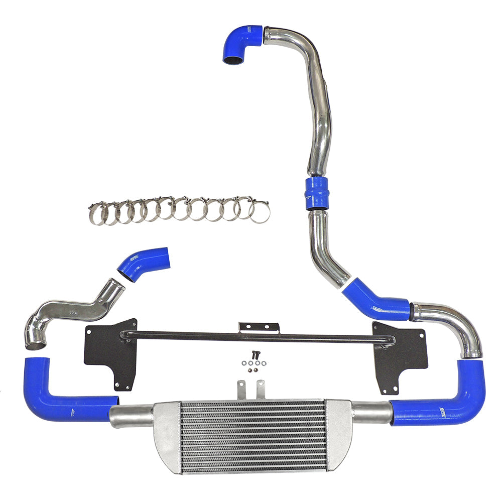 SPA Turbo VW GOLF 1.8 20V TRANSVERSAL FRONT MOUNT INTERCOOLER KIT FOR TMA06 - BLUE HOSES
