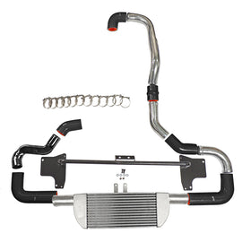 SPA Turbo VW GOLF 1.8 20V TRANSVERSAL FRONT MOUNT INTERCOOLER KIT FOR TMA06 - BLACK HOSES