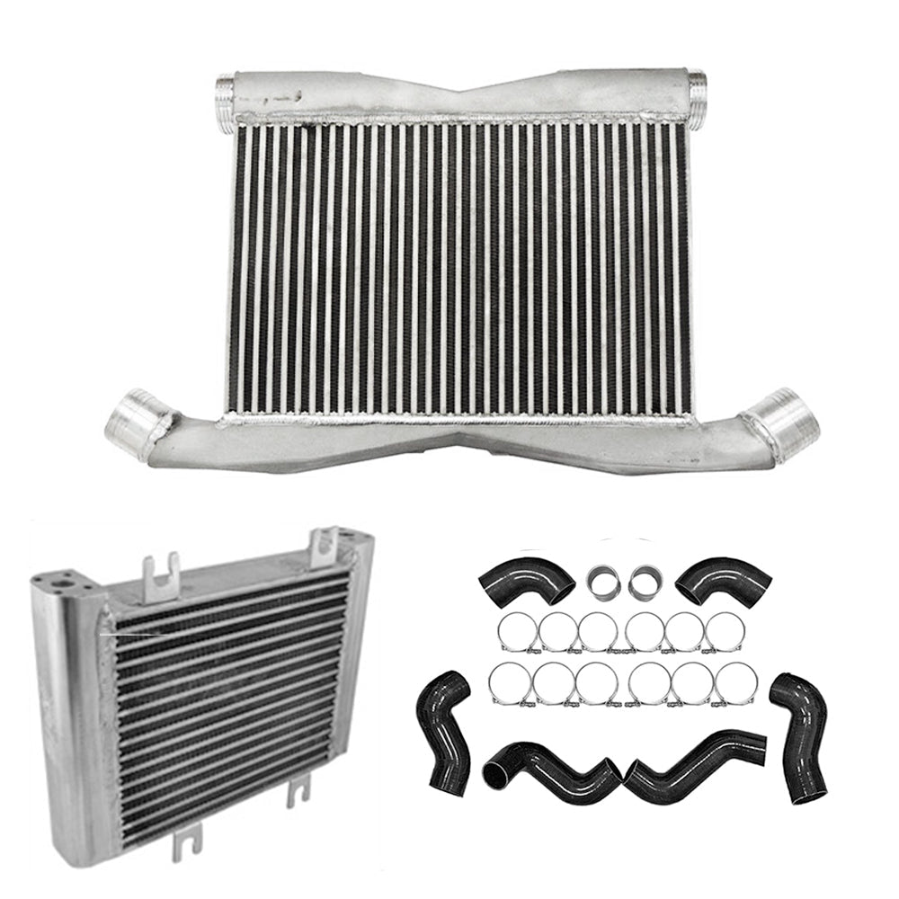 SPA Turbo Intercooler upgrade kit for R35 GT-R + Billet Aluminum Oil Cooler
