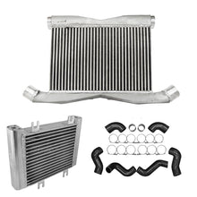 Load image into Gallery viewer, SPA Turbo Intercooler upgrade kit for R35 GT-R + Billet Aluminum Oil Cooler