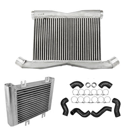 SPA Turbo Intercooler upgrade kit for R35 GT-R + Billet Aluminum Oil Cooler