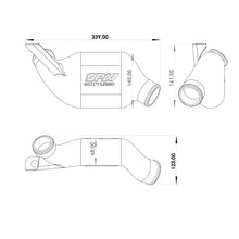 Load image into Gallery viewer, SPA Turbo VW/Audi 1.8T 20V Turbo high flow pancake (lower intercooler pipe upgrade) Cast aluminum
