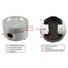 Load image into Gallery viewer, SPA Turbo Forged piston and rings set 81mm VW 1.8L 8V