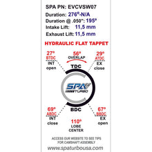 Load image into Gallery viewer, SPA Turbo VW 8V 276 N/A application hydraulic tappets performance camshaft + High Compression Head Gasket - 0.5mm + 118mm head stud set