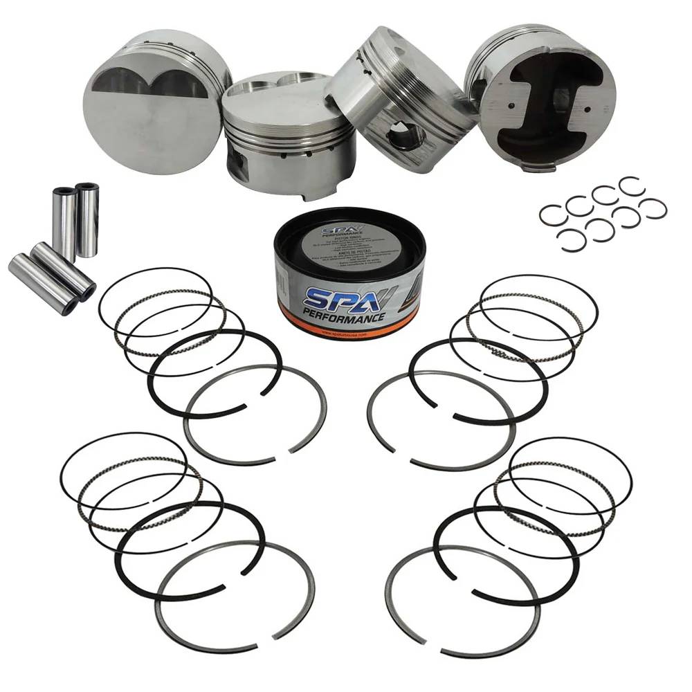 SPA Turbo Forged piston and rings set 82.5mm VW  9A 2.0L 16V