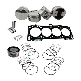 SPA Turbo Forged piston and rings set 82.5mm VW  9A 2.0L 16V + VW 8v/16v ABA ABF MLS decompression Head Gasket Spacer - 1.5mm