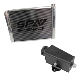 SPA Turbo Lightweight Late Model Radiator - Double Pass - 26.8