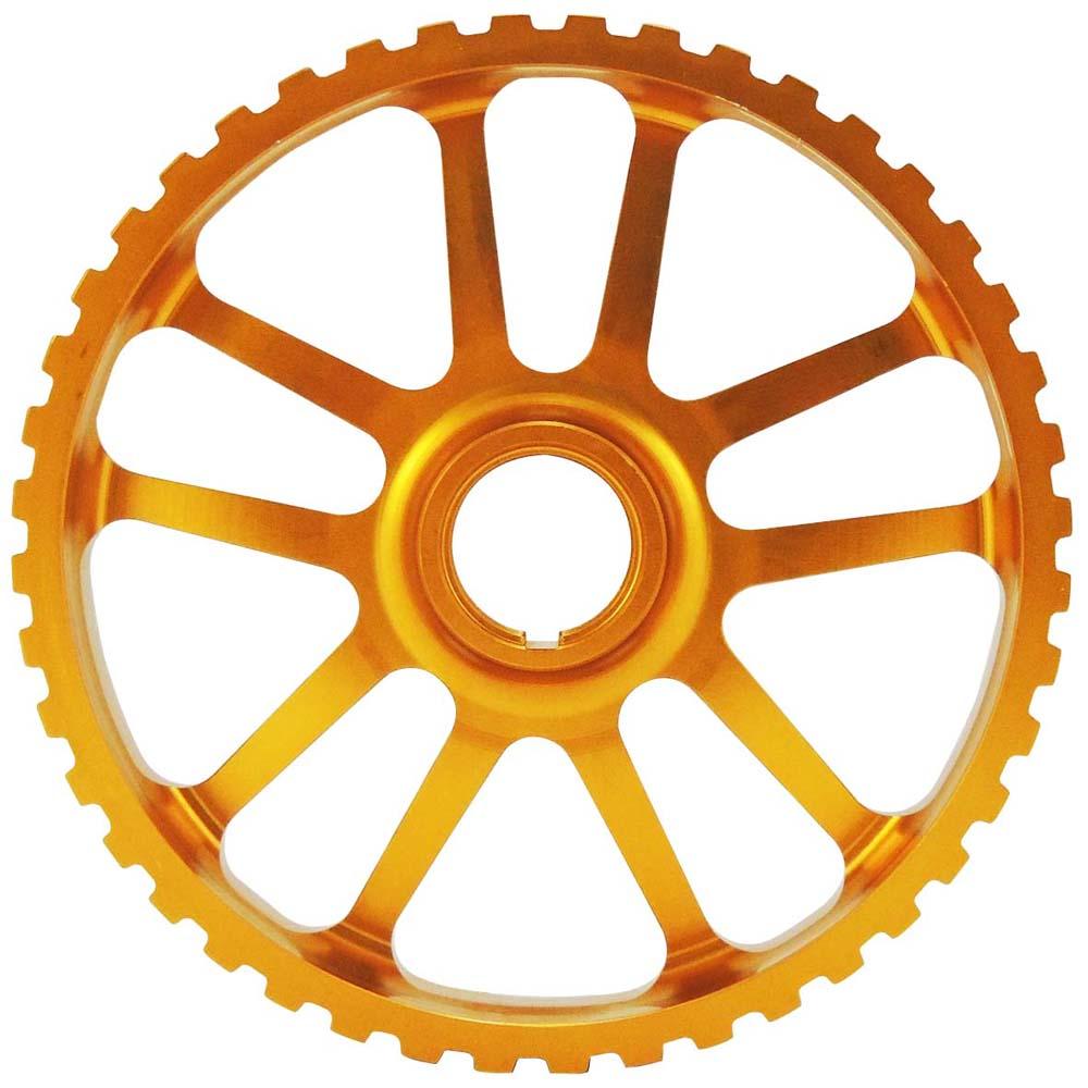 SPA Turbo VW 74-98 8V Y series lightweight fixed cam pulley / intermediate shaft - Gold