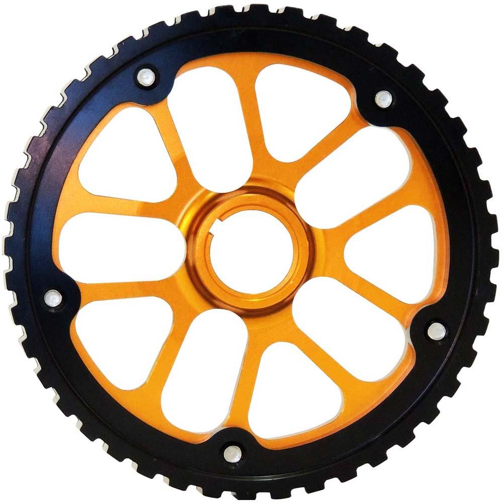 SPA Turbo VW 74-98 8V Y series adjustable cam gear pulley - Black/Gold