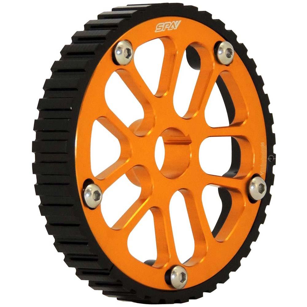 SPA Turbo VW 74-98 8V Y series adjustable cam gear pulley - Black/Gold