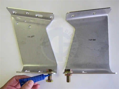 Dieselgeek MK5 & MK6 Panzer Plate Heavy Duty Aluminum Skid Plate Kit