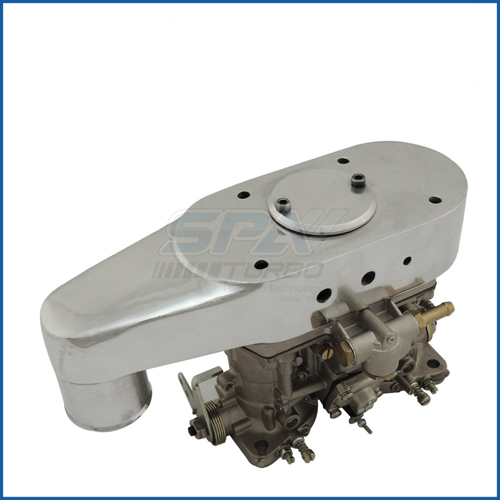 SPA Turbo Weber IDF downdraft carburetor Plenum power cap 90 degree 2" Left