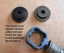 Load image into Gallery viewer, Dieselgeek Perfect Pivot VW Cable End Insert Pair for 8mm Pins