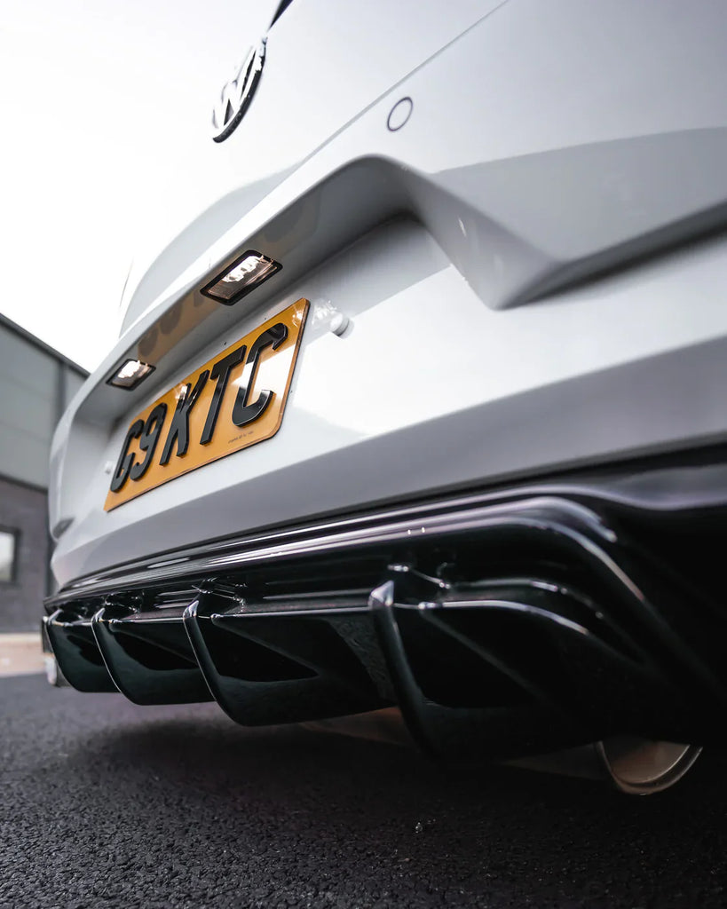 Zaero Design VW Golf GTI Mk7.5 EVO-1 Gloss Black Rear Diffuser