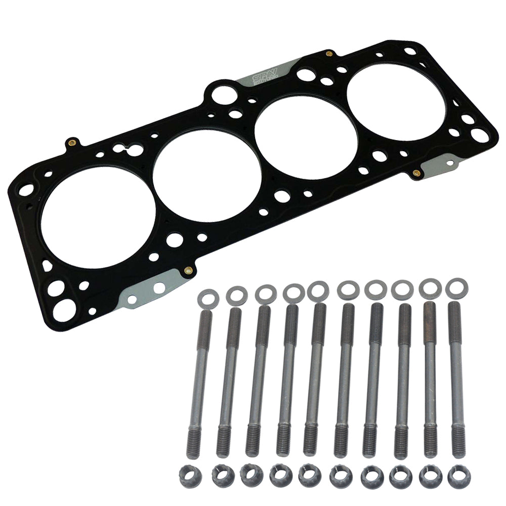 SPA Turbo VW MKIII GTI 2.0L 8V 136mm head stud set + MLS decompression Head Gasket 1.5mm