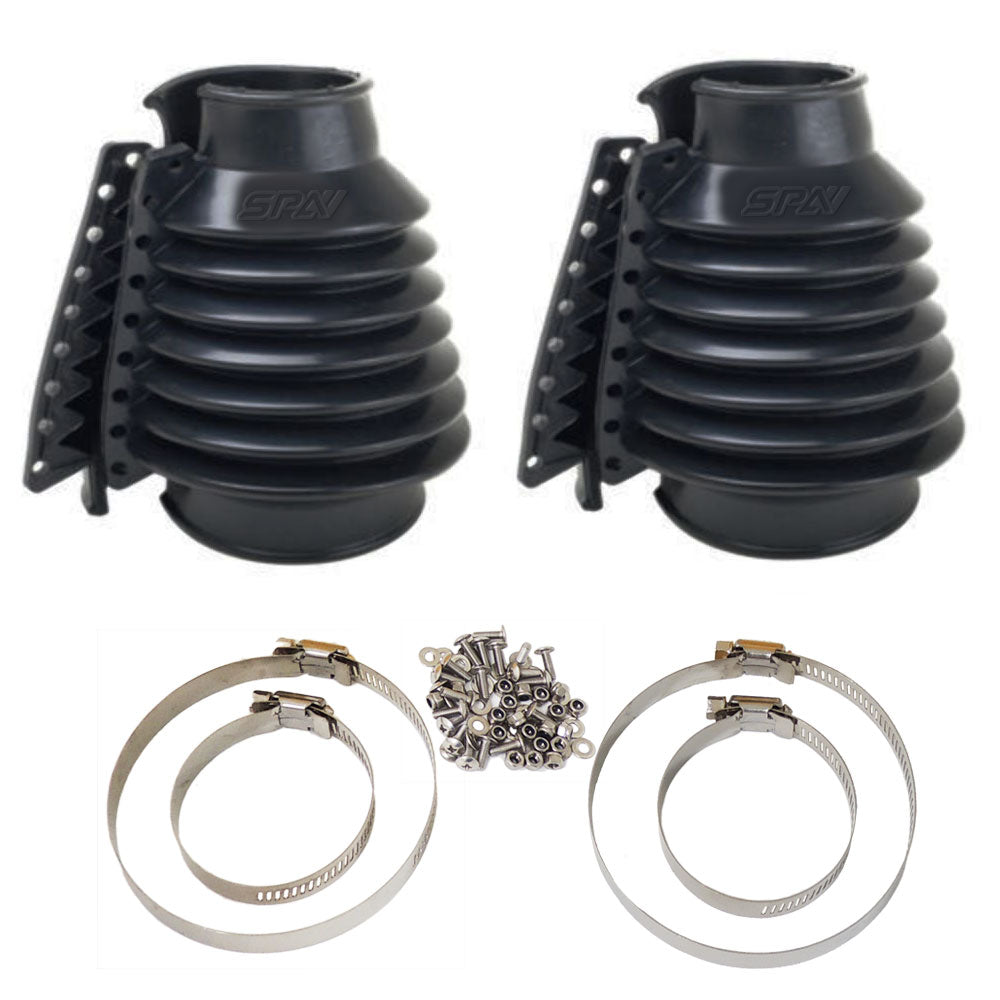 SPA Turbo Rear Swing Axle Boots Pair VW BUG/Beetle/Buggy/Baja - Black