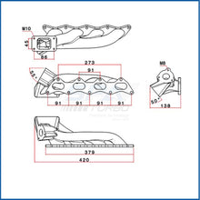 Load image into Gallery viewer, SPA Turbo Fiat / Lancia 2.0 16v T3 turbo manifold