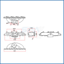 Load image into Gallery viewer, SPA Turbo Focus SVT / Escort Zetec 1.8L 2.0L T3 turbo manifold