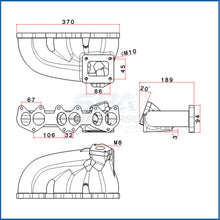 Load image into Gallery viewer, SPA Turbo VW VR6 12V Turbo manifold + OBDI Short Runner Induction Intake Manifold - T3/T4
