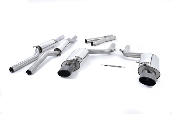 Milltek Sport Resonated, Non-Valved Cat-Back Exhaust - Audi B7 RS4