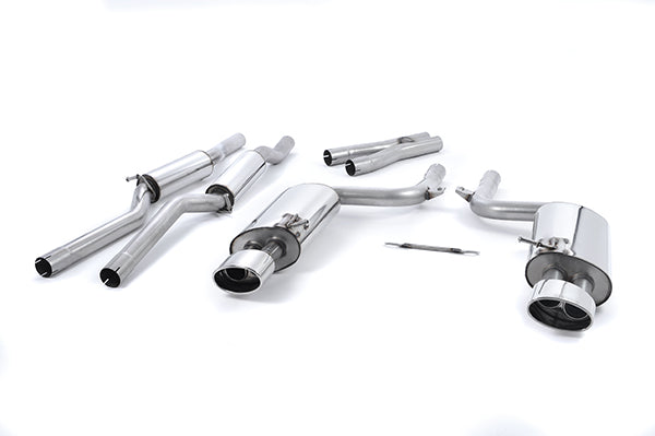 Milltek Sport Resonated, Non-Valved Cat-Back Exhaust - Audi B7 RS4
