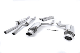 Milltek Sport Resonated, Non-Valved Cat-Back Exhaust - Audi B7 RS4