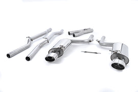 Milltek Sport Non-Resonated, Non-Valved Cat-Back Exhaust - Audi B7 RS4